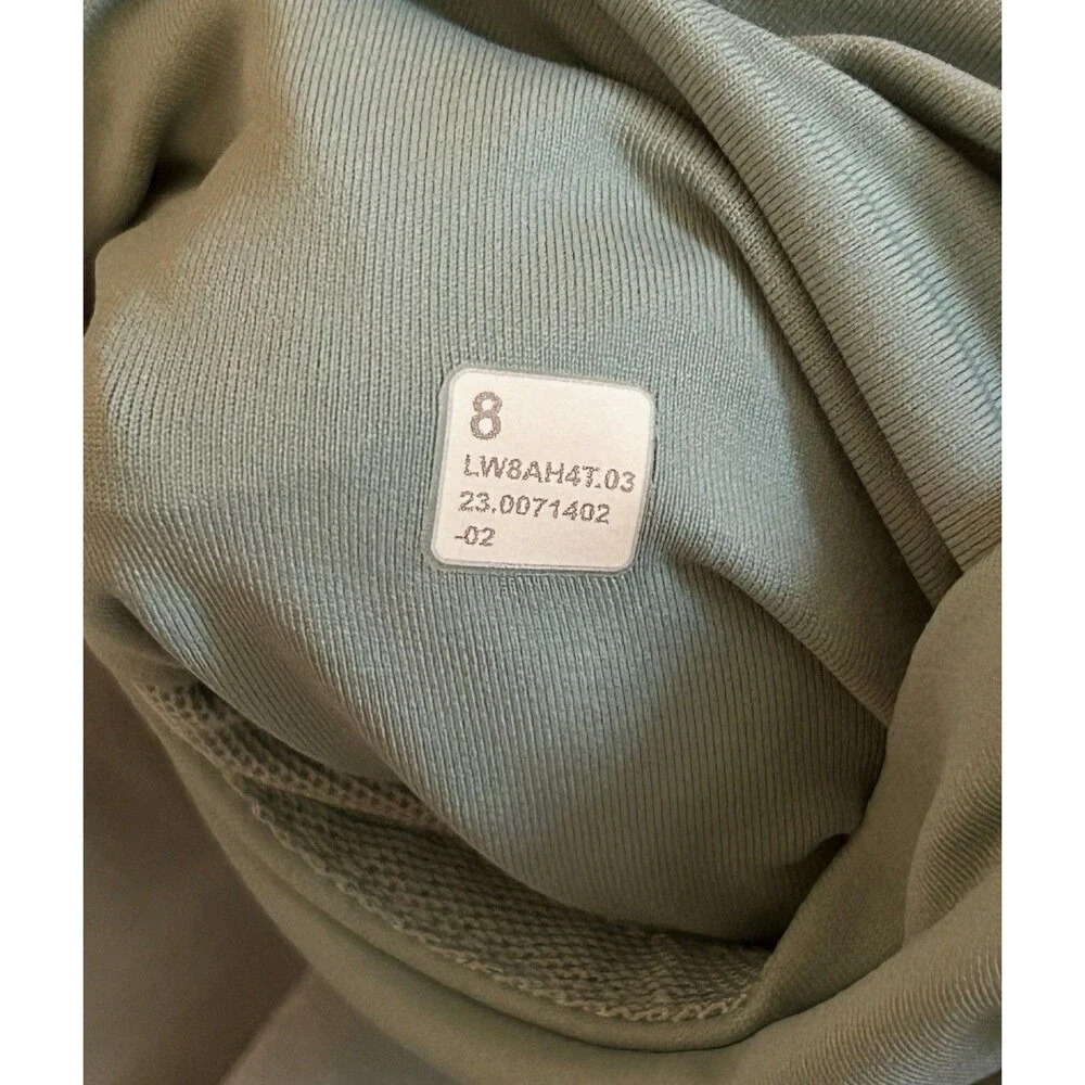 Lululemon Court Rival High Rise Skirt Green Tennis Skort LW8AH4T | Size 8